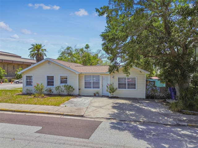 556 Virginia St, Dunedin, FL 34698 - view of ranch-style home