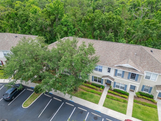 15855 Fishhawk View Dr, Lithia, FL 33547 - aerial view of property and surrounding area featuring a forest