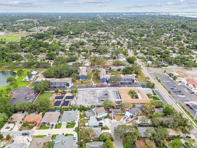 361 Colonial Ct, Dunedin, FL 34698 - aerial view of property and surrounding area with a large body of water and nearby suburban area