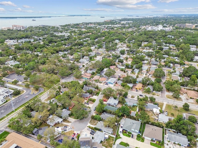 361 Colonial Ct, Dunedin, FL 34698 - aerial view of property and surrounding area with a large body of water and nearby suburban area