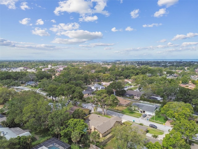 854 Village Way, Palm Harbor, FL 34683 - aerial view of residential area featuring a tree filled landscape