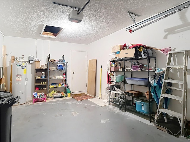 120 Colony S Dr, Tarpon Springs, FL 34689 - garage featuring a garage door opener and water heater
