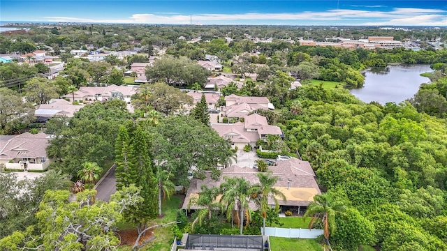 120 Colony S Dr, Tarpon Springs, FL 34689 - aerial perspective of suburban area with a large body of water