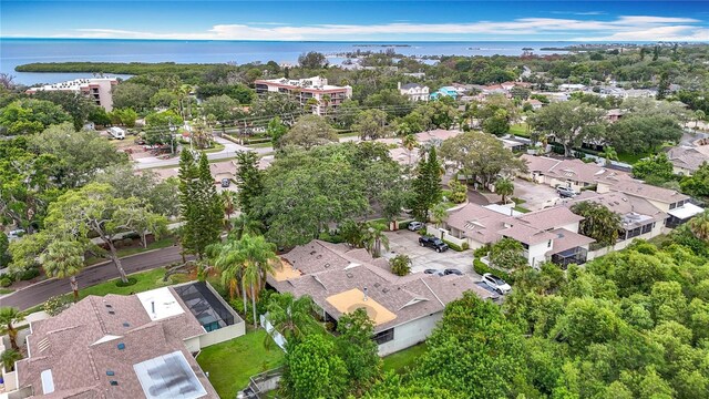 120 Colony S Dr, Tarpon Springs, FL 34689 - aerial view of property and surrounding area featuring nearby suburban area and a nearby body of water
