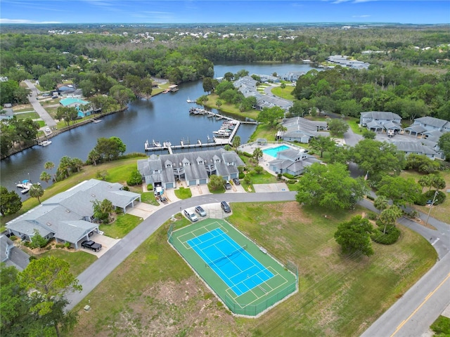 11122 W Cove Harbor Dr Unit 112, Crystal River, FL 34428 - aerial perspective of suburban area with a nearby body of water