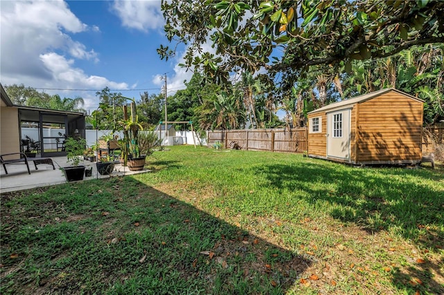 4821 S Gachet Blvd, Lakeland, FL 33813 - view of yard with a patio area