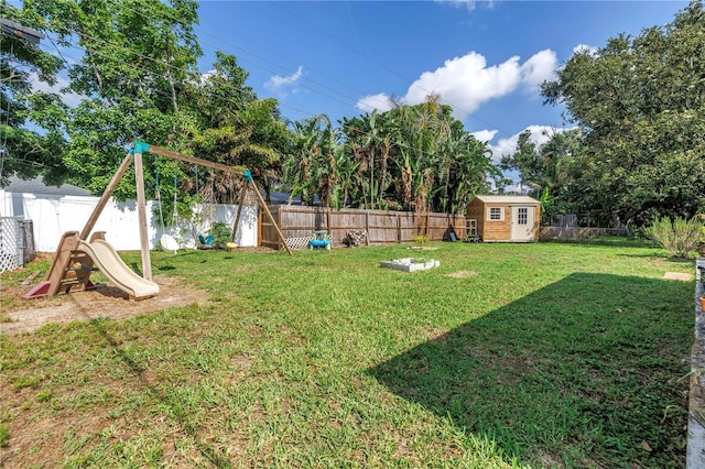 4821 S Gachet Blvd, Lakeland, FL 33813 - view of yard featuring a playground
