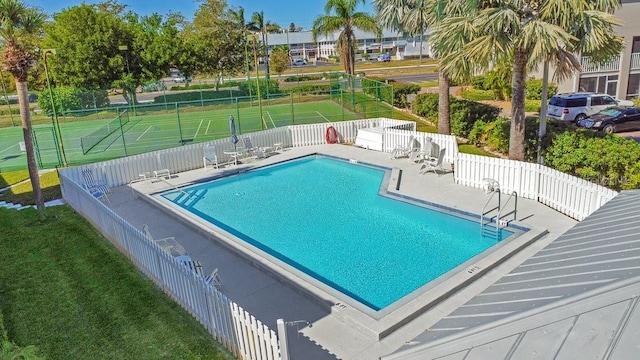 view of community pool