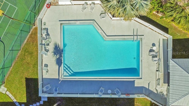 view of pool