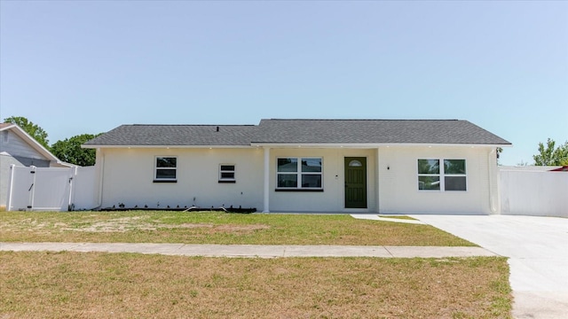 view of ranch-style home