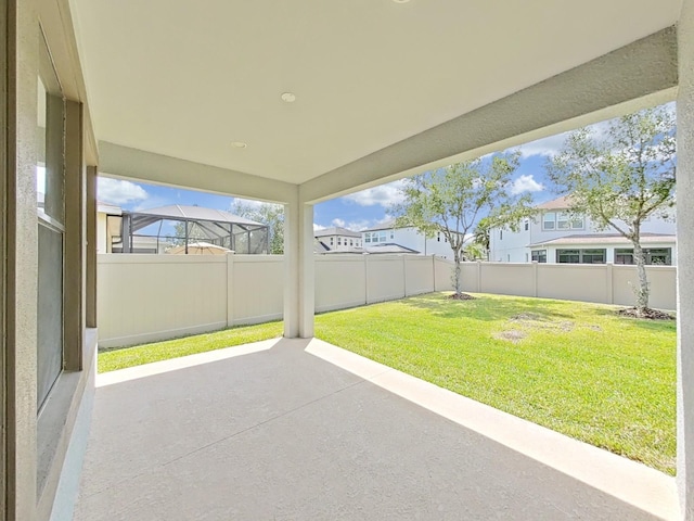 4063 Medicci Ln, Wesley Chapel, FL 33543 - view of yard with a patio