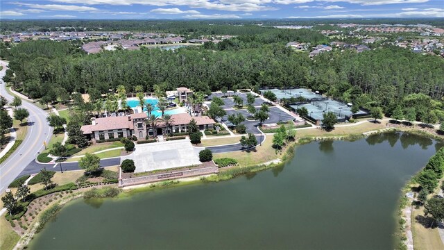 4063 Medicci Ln, Wesley Chapel, FL 33543 - aerial view of property's location with a large body of water