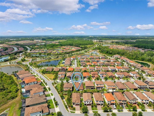 3877 Burdick Loop, Odessa, FL 33556 - view of property location featuring a large body of water and nearby suburban area