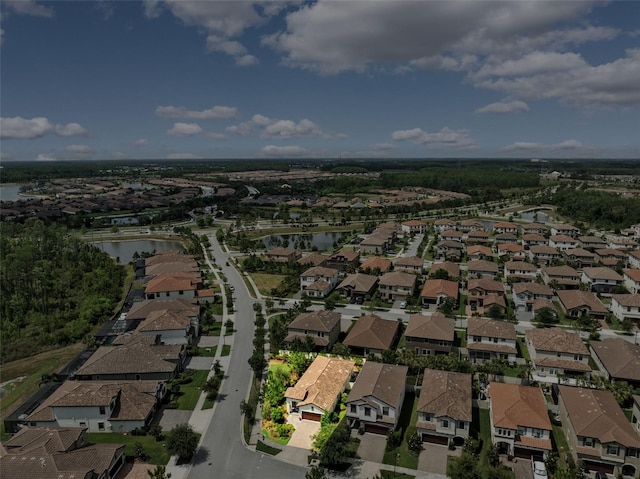3877 Burdick Loop, Odessa, FL 33556 - aerial view of property's location with a large body of water and nearby suburban area