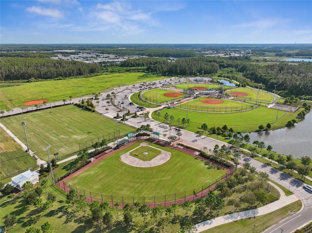 3877 Burdick Loop, Odessa, FL 33556 - aerial view of a large body of water