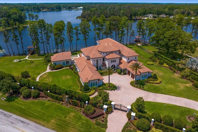 17124 Crawley Rd, Odessa, FL 33556 - aerial view of property and surrounding area with a large body of water