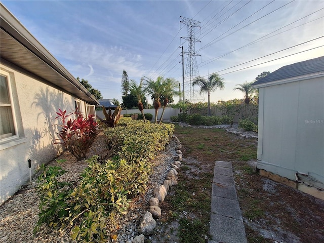3357 Hunt Club Dr, Clearwater, FL 33761 - fenced backyard with an outdoor structure