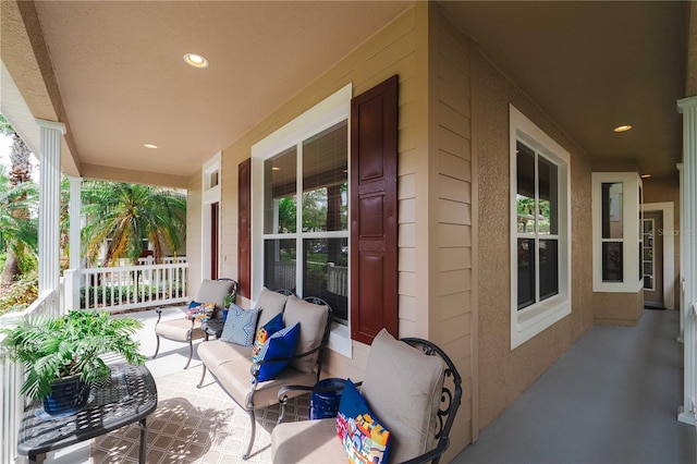 20039 Heritage Point Dr, Tampa, FL 33647 - view of patio with covered porch