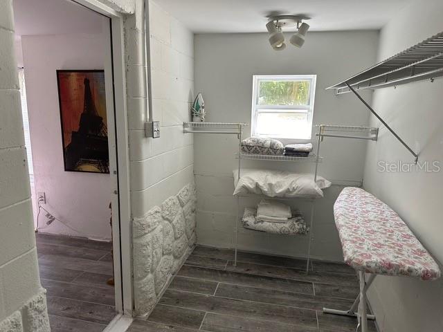 10170 W Yulee Dr, Homosassa, FL 34448 - bathroom with wood finished floors