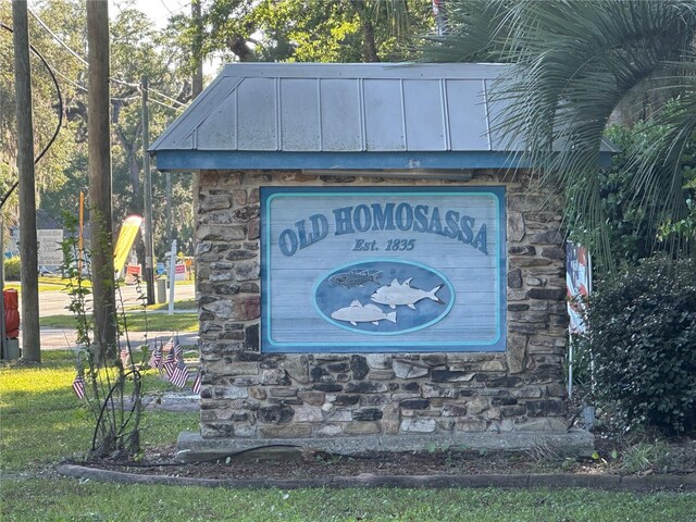 10170 W Yulee Dr, Homosassa, FL 34448 - view of community sign