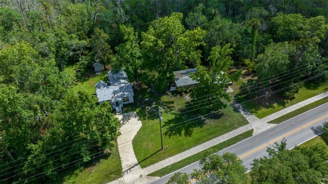 10170 W Yulee Dr, Homosassa, FL 34448 - drone / aerial view of a heavily wooded area