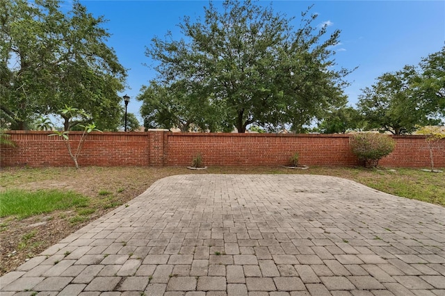 6801 Bishops Pointe Way, Riverview, FL 33578 - fenced backyard featuring a patio