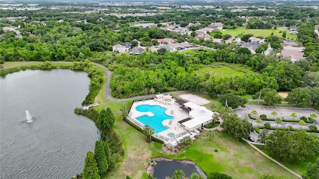 6801 Bishops Pointe Way, Riverview, FL 33578 - aerial view of a large body of water