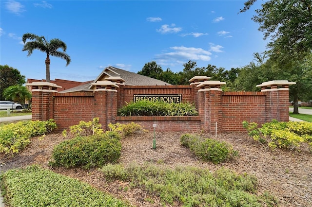 6801 Bishops Pointe Way, Riverview, FL 33578 - view of community sign