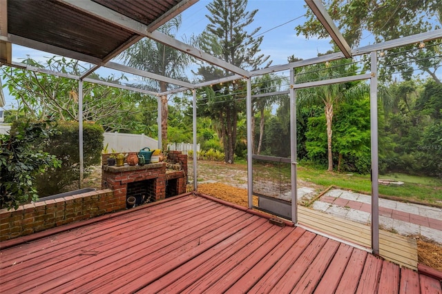 2485 Indigo Dr, Clearwater, FL 33763 - view of unfurnished sunroom