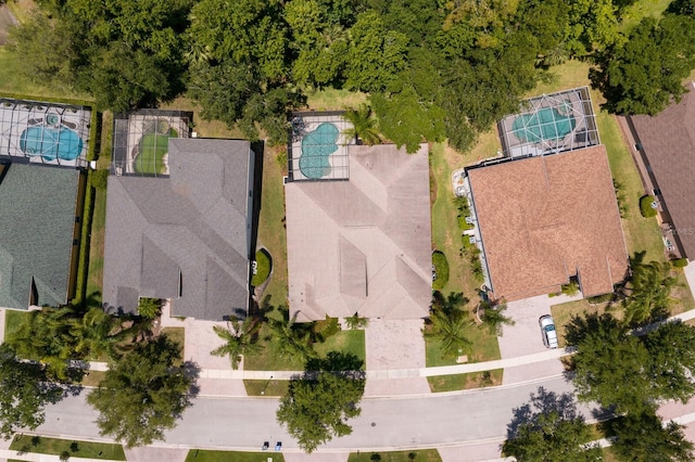 17318 Emerald Chase Dr, Tampa, FL 33647 - bird's eye view of a pool