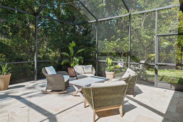 12705 Green Heron Way, Odessa, FL 33556 - sunroom / solarium with an outdoor hangout area