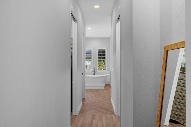 12705 Green Heron Way, Odessa, FL 33556 - corridor featuring recessed lighting and baseboards