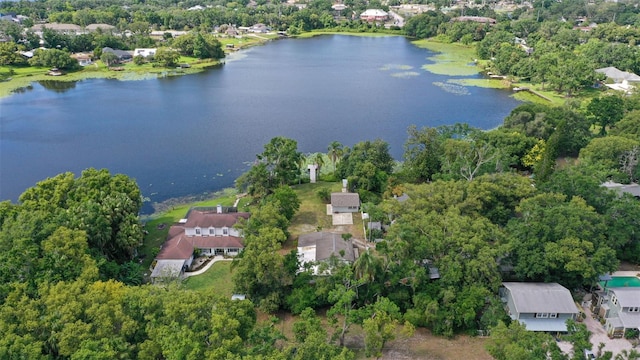 2814 W Humphrey St, Tampa, FL 33614 - aerial view of property's location with a large body of water and nearby suburban area