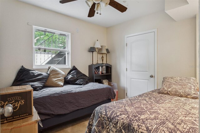 2814 W Humphrey St, Tampa, FL 33614 - bedroom with ceiling fan