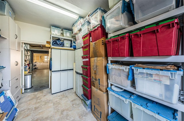 view of storage room