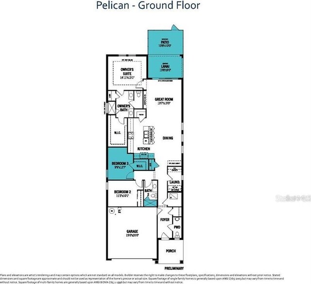 3776 Maxwell Park Dr, Sun City Center, FL 33573 - home floor plan