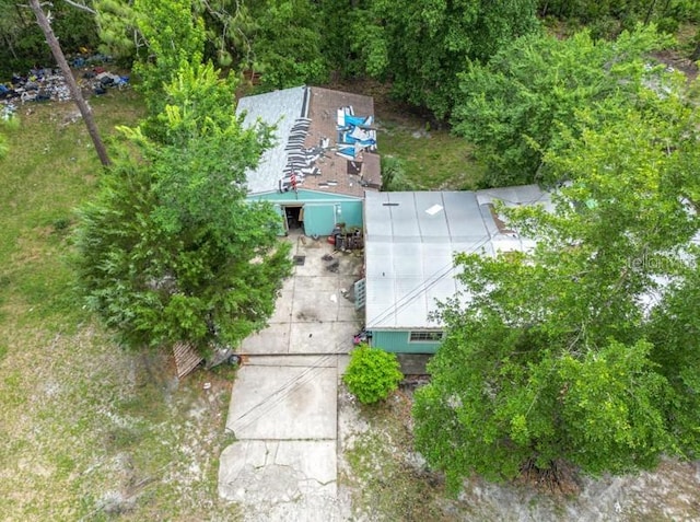 view of subject property