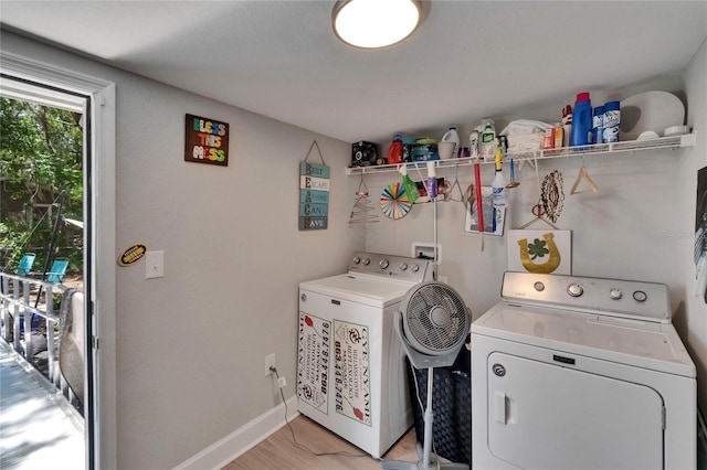 528 S Seminole Ave, Fort Meade, FL 33841 - washroom with independent washer and dryer and baseboards
