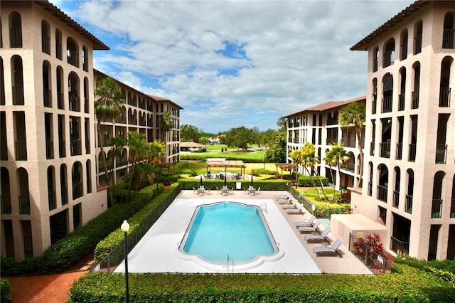 6150 Gulfport Blvd S Unit 302, Gulfport, FL 33707 - community pool with a patio area