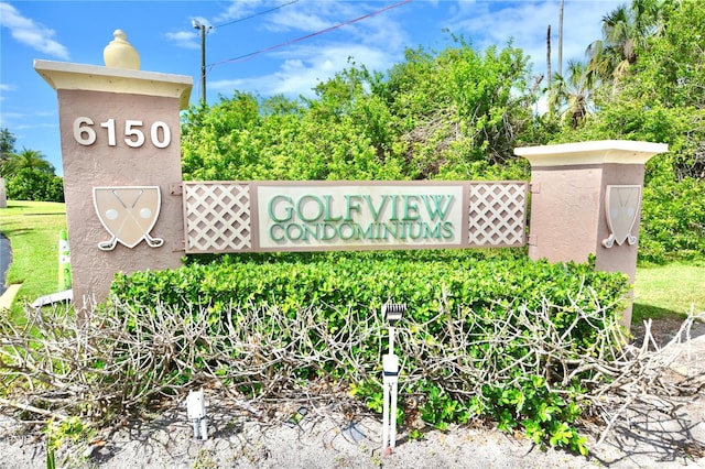 6150 Gulfport Blvd S Unit 302, Gulfport, FL 33707 - view of community sign
