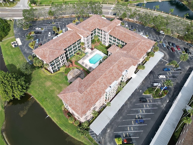 6150 Gulfport Blvd S Unit 302, Gulfport, FL 33707 - aerial view of a large body of water and a pool area