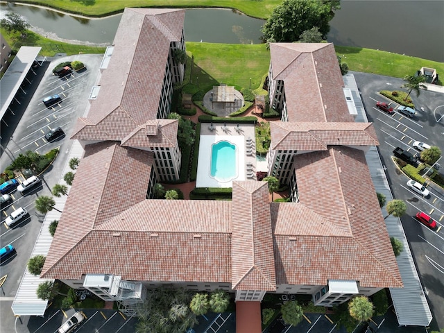 6150 Gulfport Blvd S Unit 302, Gulfport, FL 33707 - drone / aerial view of a large body of water and a pool