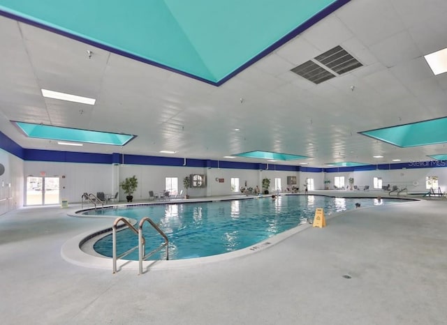 view of indoor pool