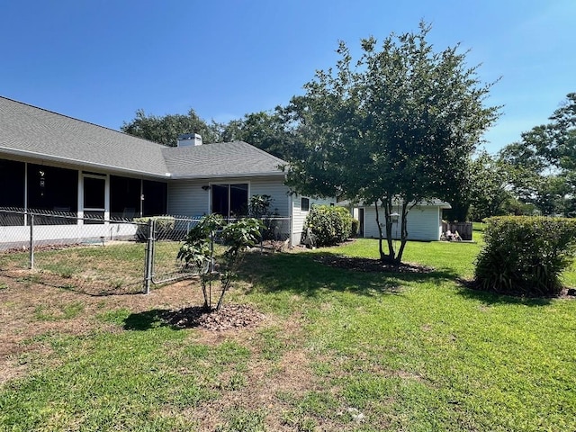 2528 Deerbrook Dr, Lakeland, FL 33811 - view of yard featuring an outbuilding