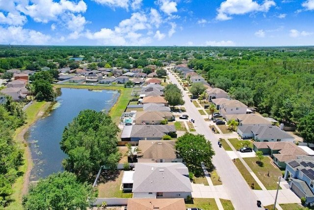 13523 Prestwick Dr, Riverview, FL 33579 - aerial view of residential area featuring a large body of water