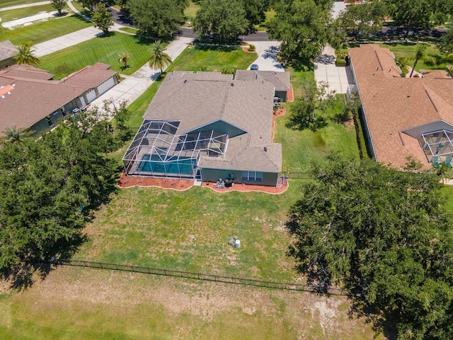 view from above of property