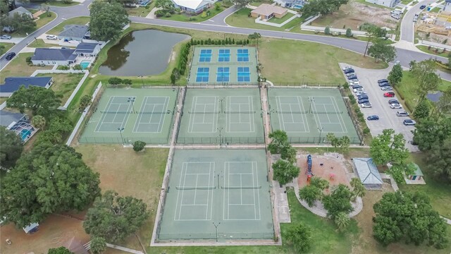 1716 Bayou Cir, Lakeland, FL 33803 - aerial view of property and surrounding area featuring a large body of water