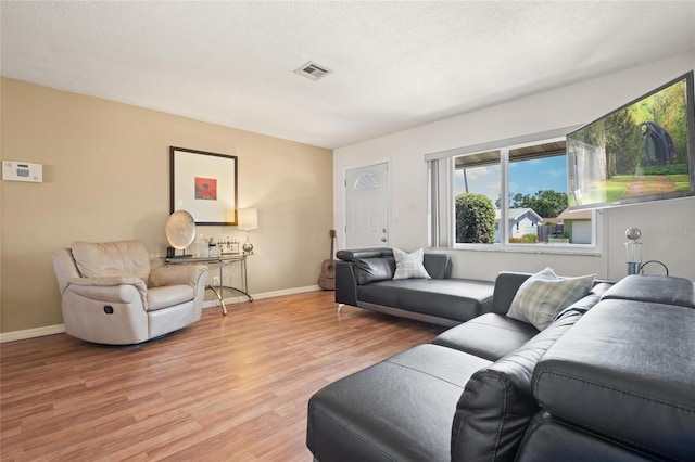 2048 64th Ave S, Saint Petersburg, FL 33712 - living room with light wood finished floors and baseboards