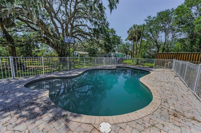 6521 Oelsner St, New Port Richey, FL 34652 - view of swimming pool with fence
