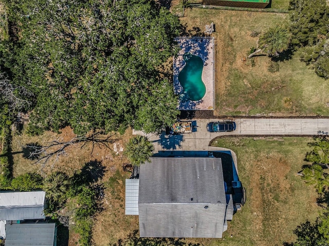 6521 Oelsner St, New Port Richey, FL 34652 - aerial view of a pool